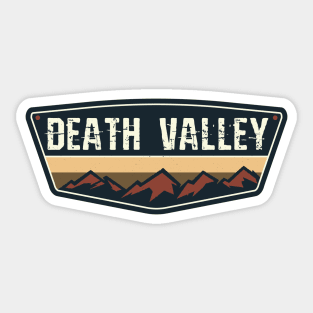 Death Valley Logo Apparel & Accessories Sticker